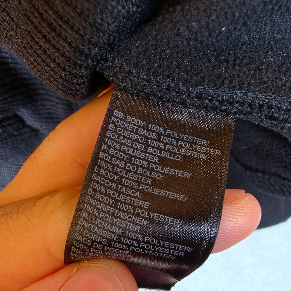 The North Face Mens Small Krestwood Full Zip Sweater Black Casual NF00CUB1